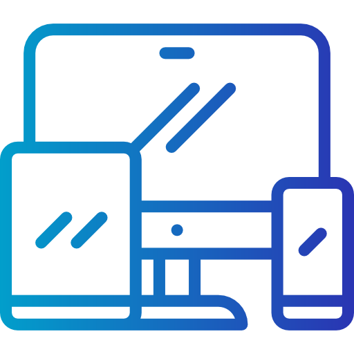 icone d'un ordinateur, tablette,smarthphone